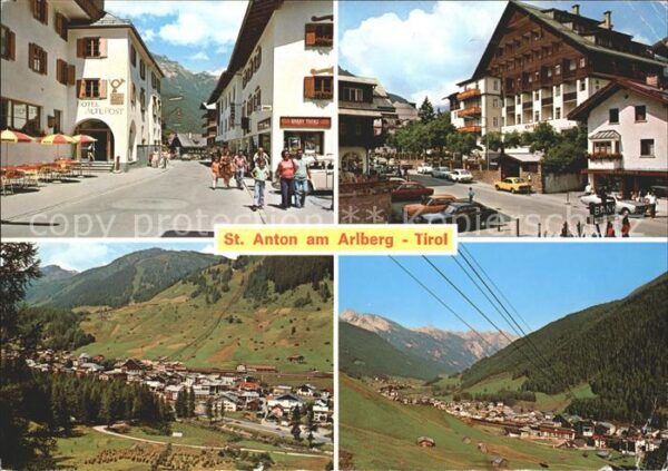 St Anton Arlberg Hotel Alte Post Strassenpartie Totalans
