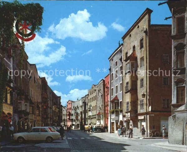 Rattenberg Inn Strassenpartie