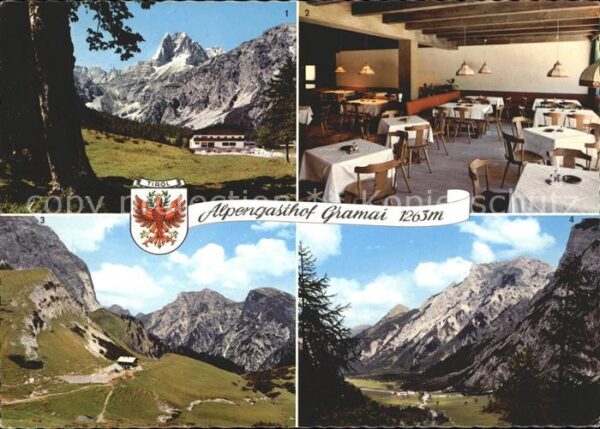 Eben Achensee Alpengasthof Gramai mit Lamsen Spitze S