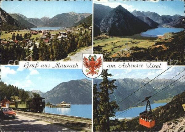 Maurach Tirol am Achensee Strandbahn Fährschiff Seilb
