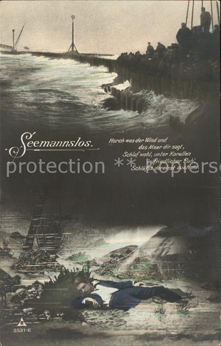 Verlag PH Nr. 2531-6 Seemannslos Poesie Gedicht Marin