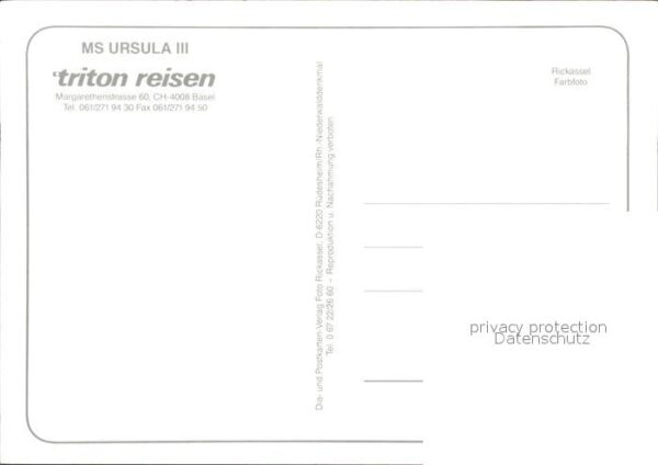 Motorschiffe MS Ursula III Triton Reisen – Bild 2