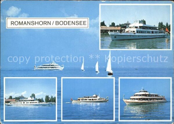 Motorschiffe M/S Zürich Thurgau Säntis St. Gallen Ro