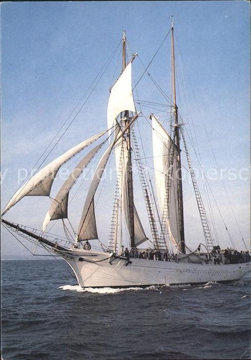 Segelschiffe Goelette de l'Ecole Navale Pix La Cigog