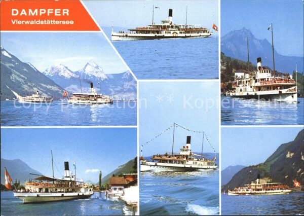 Dampfer Binnenschifffahrt Vierwaldstättersee DS Uri DS Galli8a DS