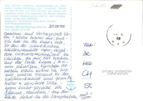 Motorschiffe M/S Sandön Karlsborg – Bild 2