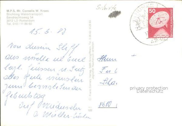 Motorschiffe M.P.S. Mr. Cornelis W. Kroes – Bild 2