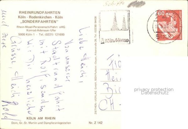 Motorschiffe Rheinland Köln am Rhein Dom – Bild 2