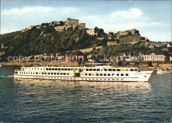 Motorschiffe M.S. Helvetia Festung Ehrenbreitstein