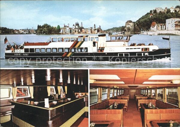 Faehre Ferry Bac Traghetto-- Hohe Nau Passau