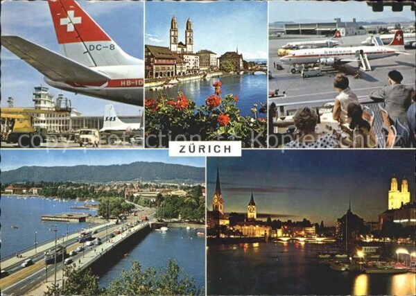 Swissair Flugzeug Zürich