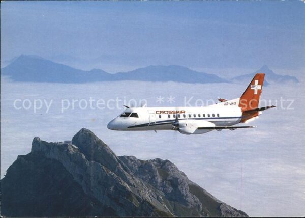 Flugzeuge Zivil Crossair Saab Cityliner