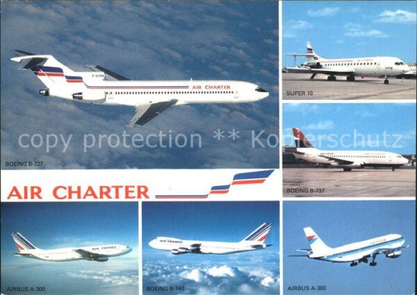 Flugzeuge Zivil Air Charter BoeingB-727 Super 10 Airbus