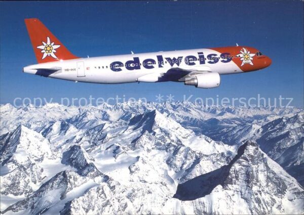 Flugzeuge Zivil Edelweiss Air Airbus A320-214