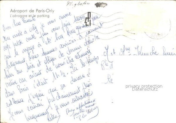 Flughafen Airport Aeroporto Paris-Orly Aerogare – Bild 2