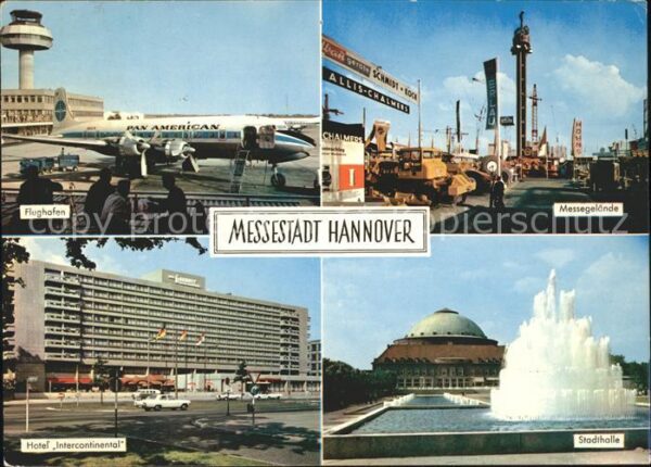 Flughafen Airport Aeroporto Flugzeug Pan American Hotel Intercontin