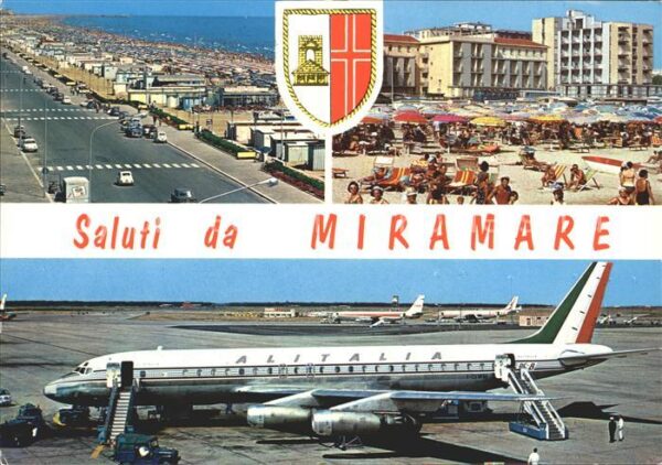 Flugzeuge Zivil Alitalia Miramare