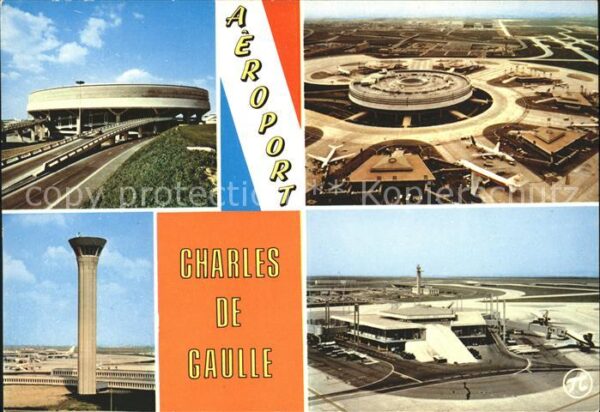 Flughafen Airport Aeroporto Charles de Gaulle Roissy-En-France Aero