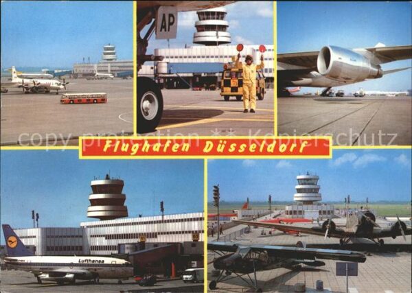 Flughafen Airport Aeroporto Düsseldorf Lufthansa