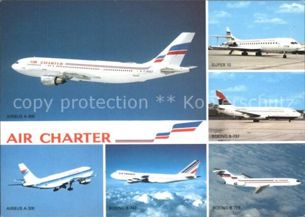Flugzeuge Zivil Air Charter Airbus A-300 Boeing B-727