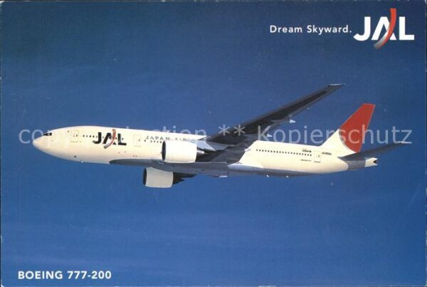 Flugzeuge Zivil Skyward JAL Boeing 777-200