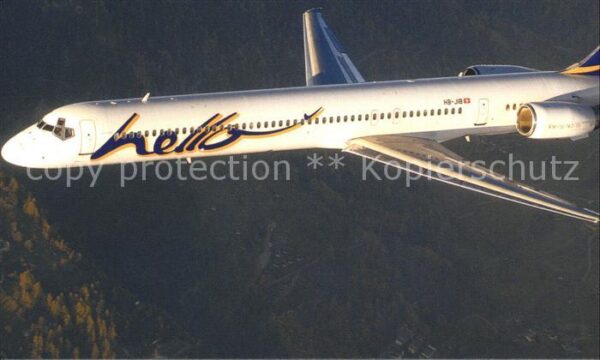 Flugzeuge Zivil Boeing MD-90 Hello AG