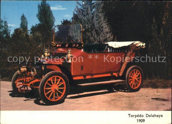 Autos Oldtimer Torpedo Delahaye 1909