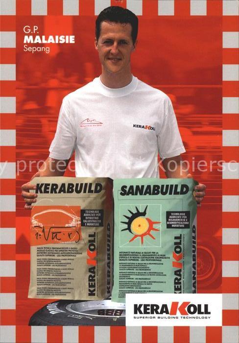 Persoenlichkeiten Michael Schuhmacher Kerakoll Werbung