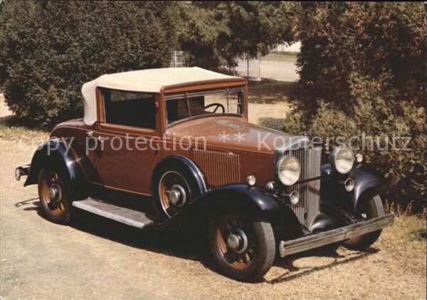 Autos Oldtimer Hupmobile 1932