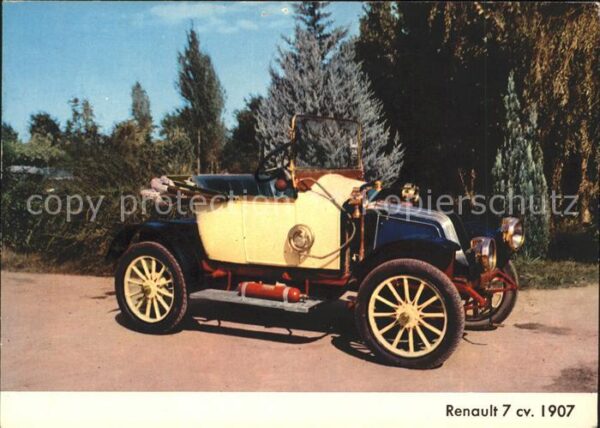 Autos Oldtimer Renault 7 cv. 1907