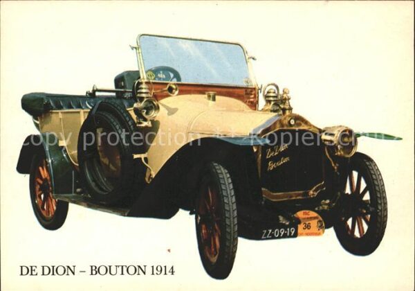 Autos Oldtimer De Dion Bouton 1914