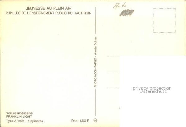 Autos Oldtimer Franklin Light Type A 1904 – Bild 2