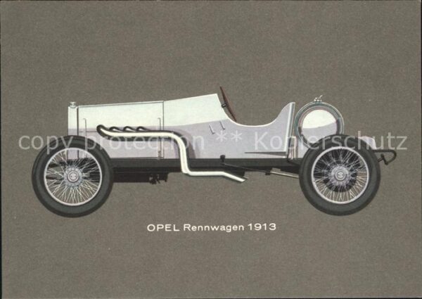 Autos Oldtimer Opel Rennwagen 110 PS 1913