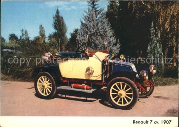 Autos Oldtimer Renault 7 cv. 1907
