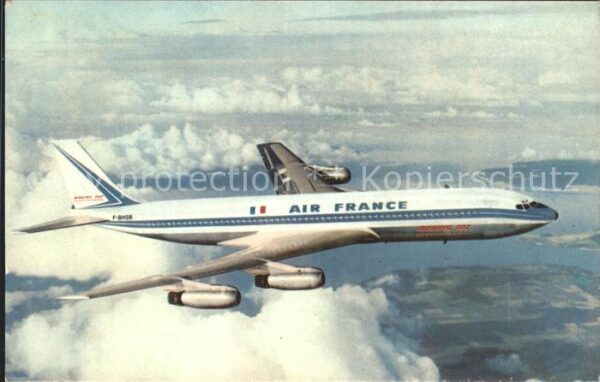Flugzeuge Zivil Air France Boeing 707 Intercontinental
