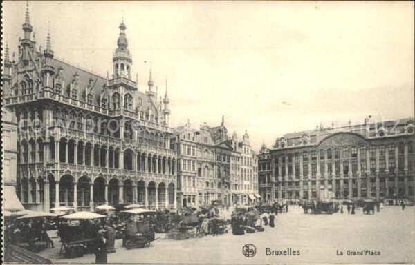 Bruxelles Bruessel Grand Place Marche