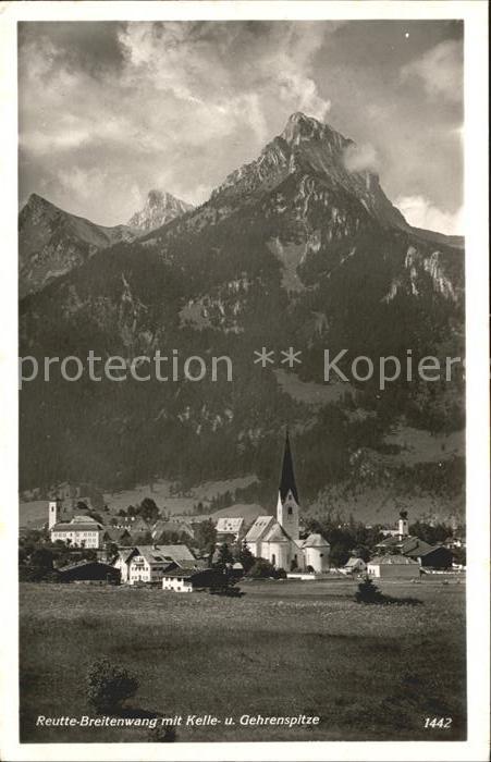 Breitenwang Tirol mit Kellespitze und Gehrenspitze Allgäu