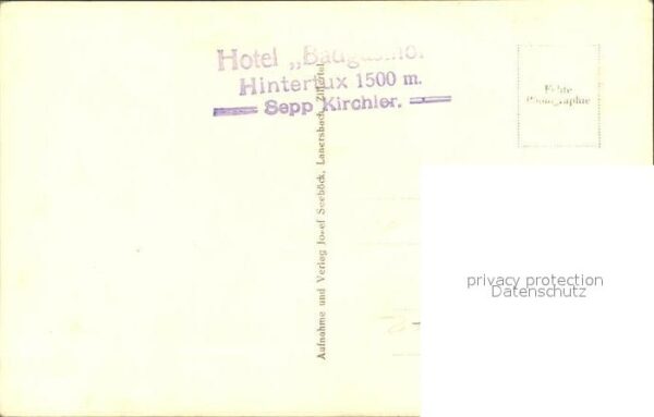 Hintertux Zillertal Gesamtansicht Wintersportplatz mit Alpe – Bild 2