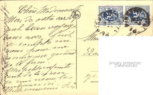 Spa Liege Lac de Warfaaz et Chateau Stempel auf A – Bild 2