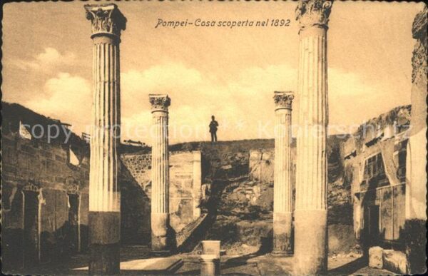 Pompei Casa scoperta nel 1892 Ruinen antike St