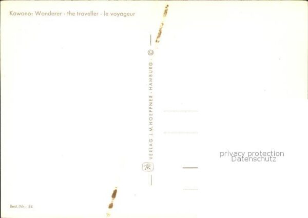 Japan The Traveller Wanderer Künstlerkarte Ka – Bild 2