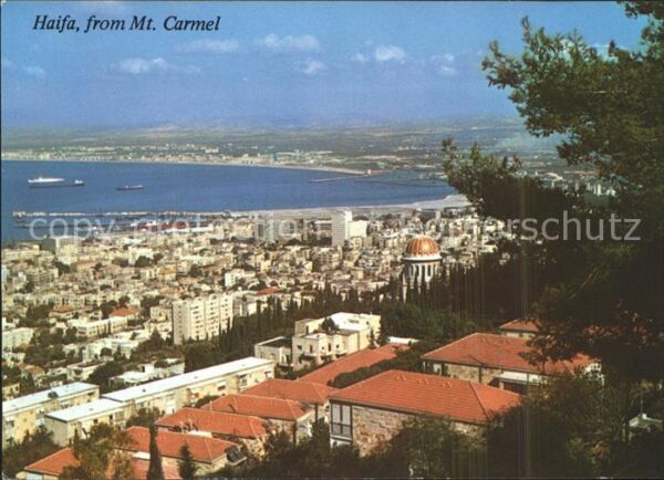 Haifa General view from Mt Carmel