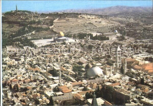 Jerusalem Yerushalayim Birds eye view
