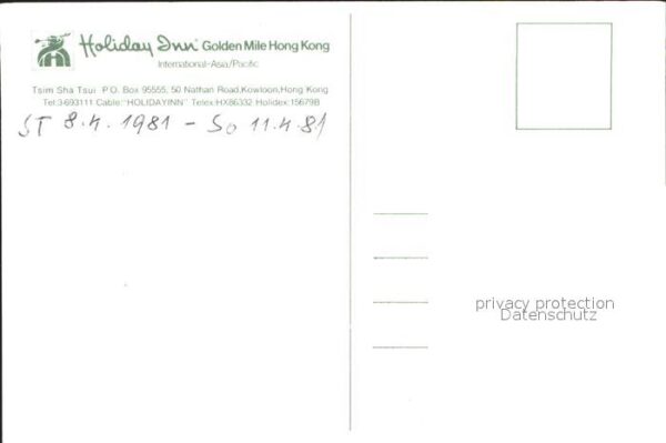 Hong Kong Holiday Inn Hotel Golden Mile Restauran – Bild 2