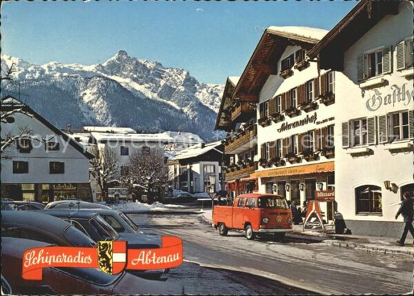 Abtenau Ortspartie Wintersportplatz Wappen