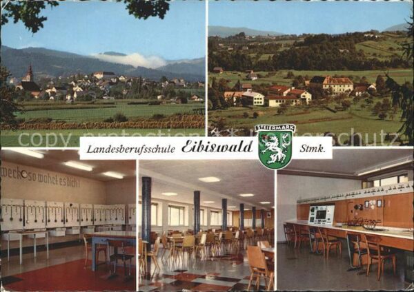 Eibiswald Steiermark Panorama Landesberufsschule Wappen