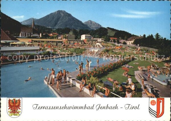 Jenbach Terrassenschwimmbad Wappen