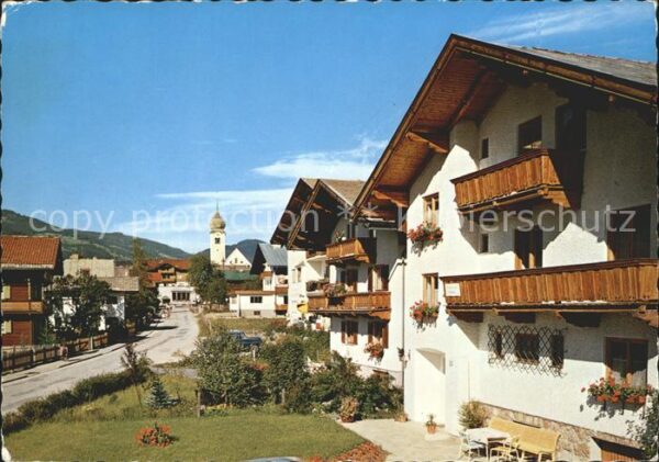Westendorf Tirol Ortsstrasse Kirche Brixental