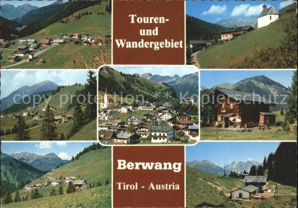 Berwang Tirol Touren- und Wandergebiet Kapelle Alpenp