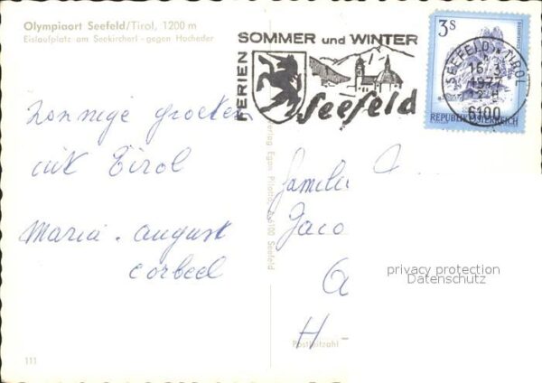 Seefeld Tirol Eislaufplatz am Seekircherl gegen Hoche – Bild 2
